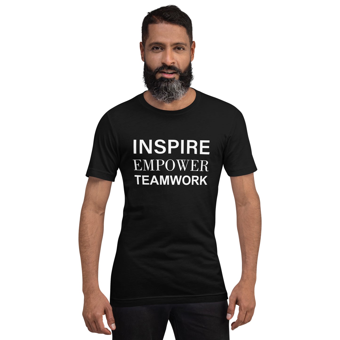 Inspire empower teamwork Mens' t-shirt-Comfortable & Stylish for Men
