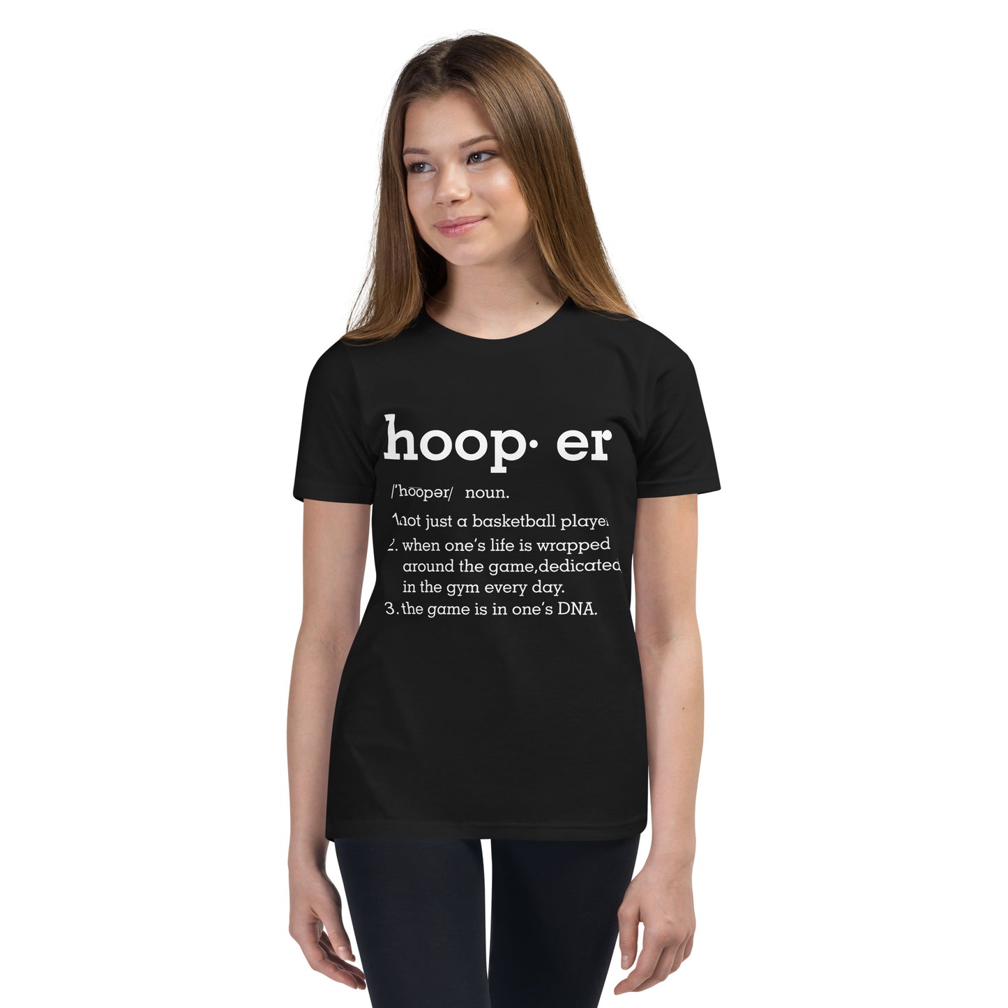 Hooper definition Youth Short Sleeve T-Shirt-Stylish and Versatile Children's Tee