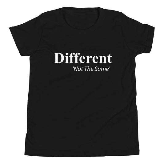 Different not the same Youth Short Sleeve T-Shirt - Stand Out with Unique Style for Kids