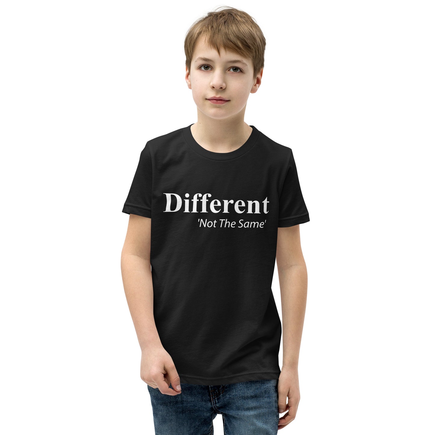 Different not the same Youth Short Sleeve T-Shirt - Stand Out with Unique Style for Kids