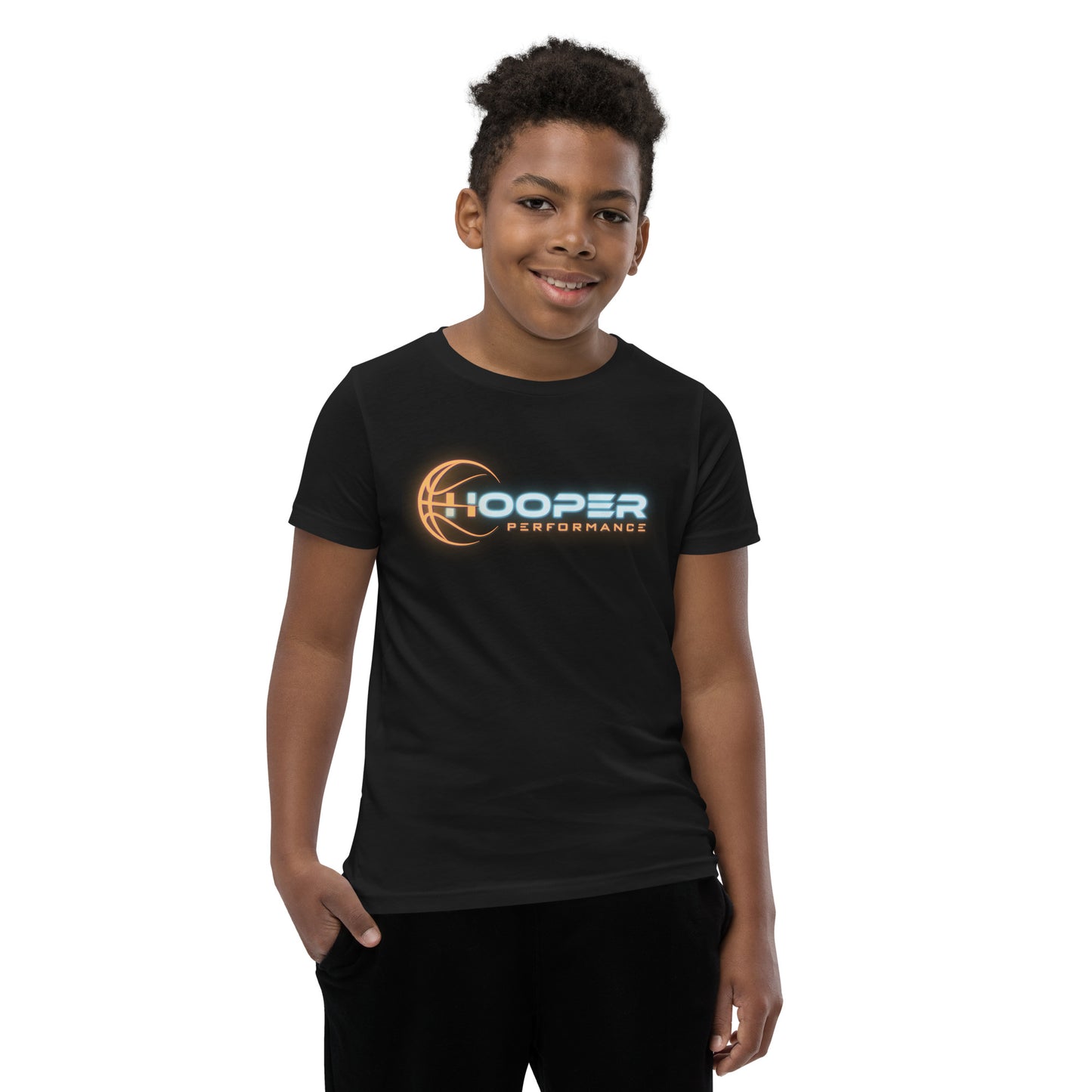 Hooper Performance Orange Color Youth Short Sleeve T-Shirt-Soft and Comfy for kids