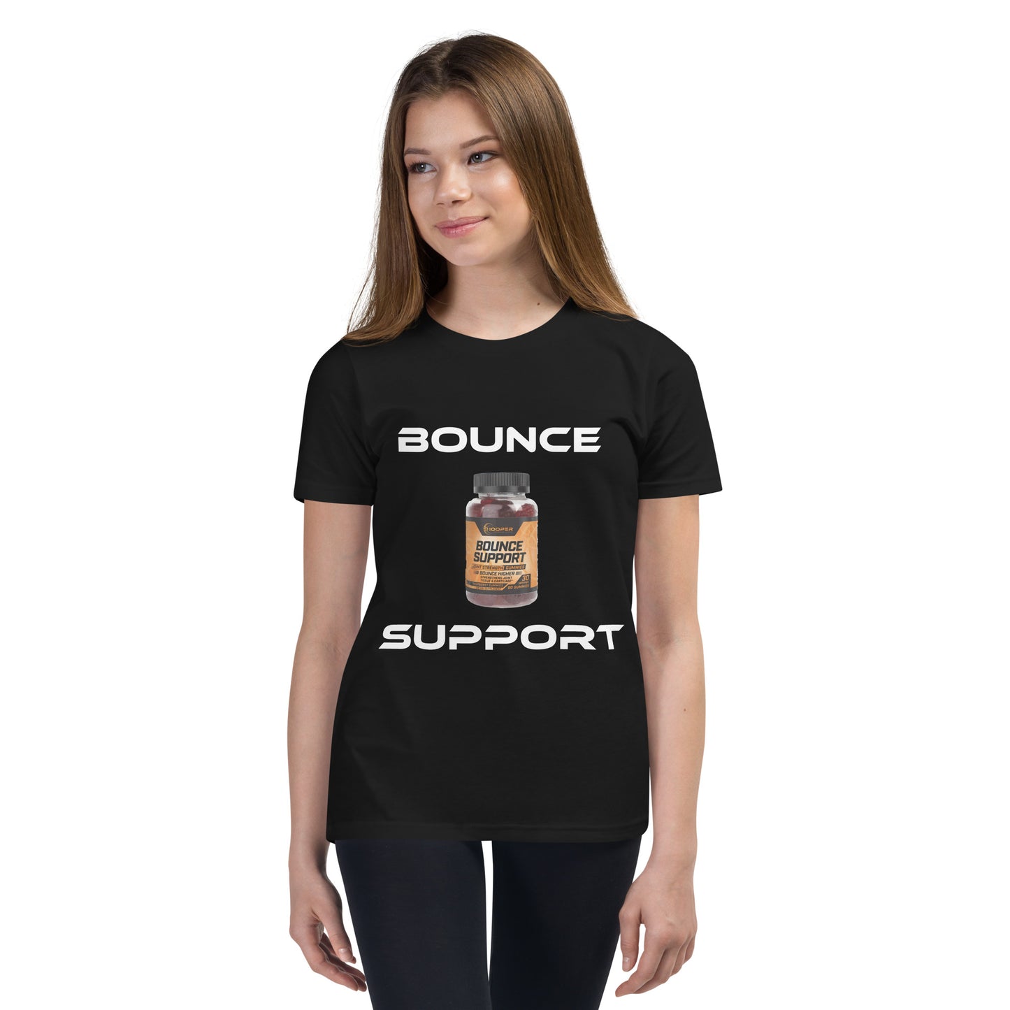 Bounce Support Youth Short Sleeve T-Shirt-Fashionable and Cozy Kids' Tee