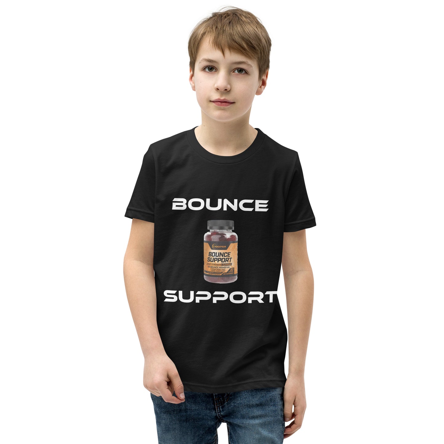 Bounce Support Youth Short Sleeve T-Shirt-Fashionable and Cozy Kids' Tee