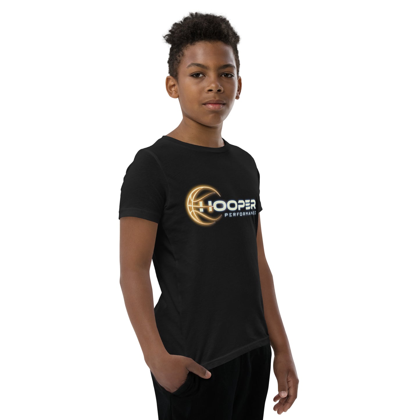 Hooper performance Gold color Youth Short Sleeve T-Shirt-Best for Kids