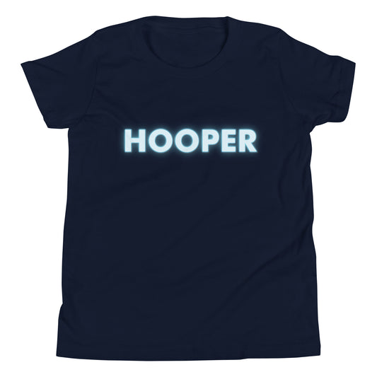 Blue Hooper Youth Short Sleeve T-Shirt - Fashionable and Cozy Kids Tshirt